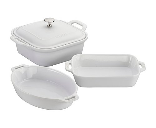 Staub - Ceramics 4-piece Baking Dish Set - White