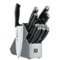 Henckels - Silvercap 14-pc Knife Block Set - Black-Angle_Standard