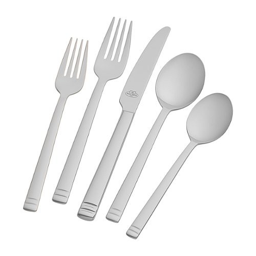 UPC 194149000004 product image for Ballarini - Valencia 20-Piece Flatware Set - Silver | upcitemdb.com