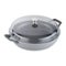 Staub - Cast Iron 3.5-qt Braiser with Glass Lid - Graphite Grey-Angle_Standard