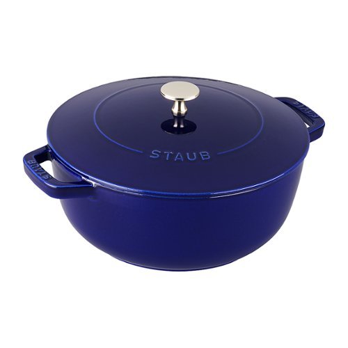 Staub - Cast Iron 3.75-qt Essential French Oven - Dark Blue