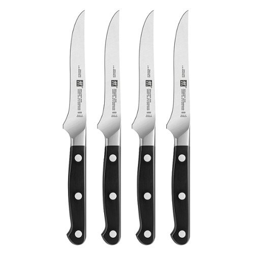 ZWILLING - Pro 4-pc Steak Knife Set - Black