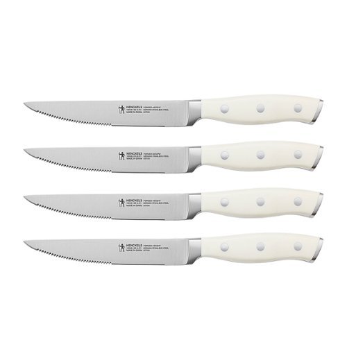 Henckels Forged Accent 4-pc Steak Knife Set - White - White