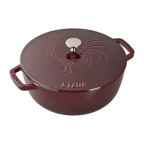 Staub - Cast Iron 3.75-qt Essential French Oven Rooster - Grenadine