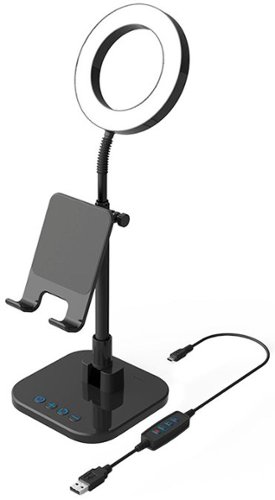 Digipower - The Success - Video Calling, Teaching, Learning Smartphone Stand With Personal 6" Ring Light
