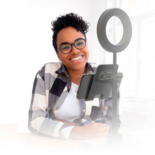 Digipower The Success - Video Calling, Teaching, Learning Smartphone Stand With Personal 6 Ring Light - White HOW TO BUY