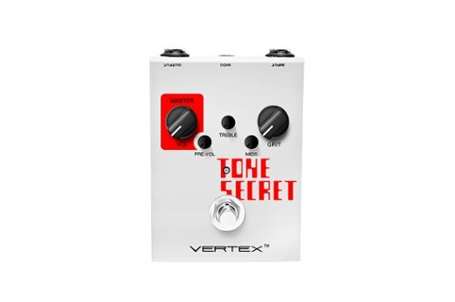 Vertex Effects - Tone Secret Overdrive Effects Pedal - White
