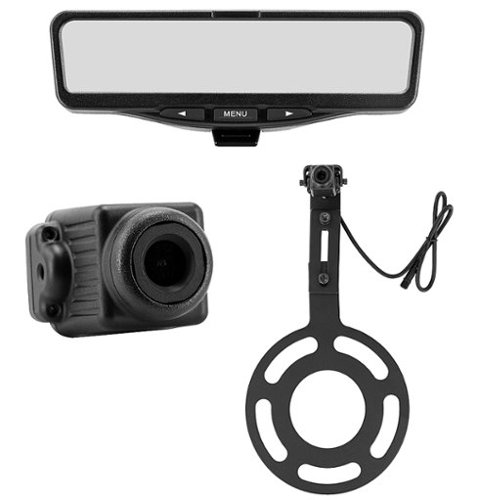 EchoMaster - Clear-View HD Mirror Kit for Select Jeep Wrangler Vehicles - Black