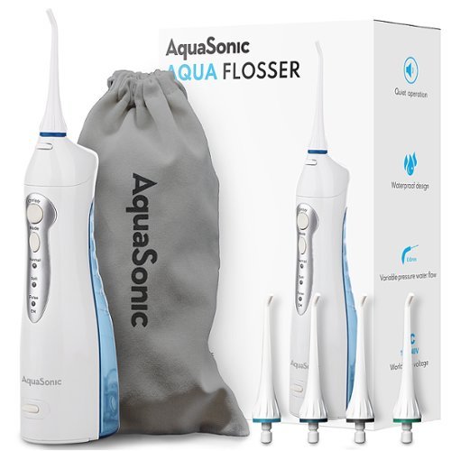 AquaSonic - Aqua Flosser Oral Irrigator - White