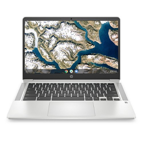 HP - 14" HD Touch Screen Laptop - Intel Celetron N4000 - 4GB - 32GB eMMC - Mineral silver