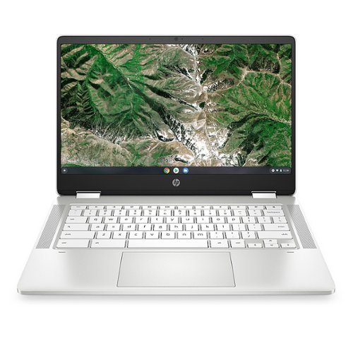 HP - 14" HD Touch Screen Laptop - Intel Celeron N4020 - 4GB - 32GB eMMC - Ceramic white