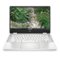HP - 14" HD Touch Screen Laptop - Intel Celeron N4020 - 4GB - 32GB eMMC - Ceramic White-Front_Standard