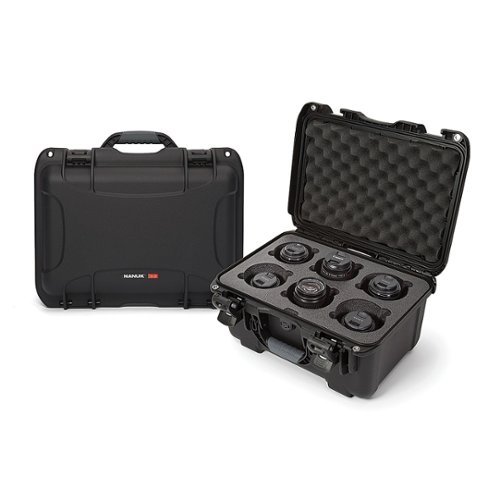 NANUK - 16.9” Waterproof Briefcase with Foam Insert - Black