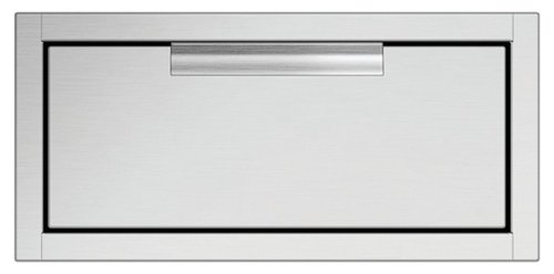 DCS - Tower Single Drawer - Brushed Stainless Steel-Angle_Standard 