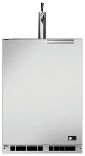 DCS by Fisher & Paykel - 24" 5.7 Cu. Ft. Single Tap Outdoor Beer Dispenser - Stainless Steel