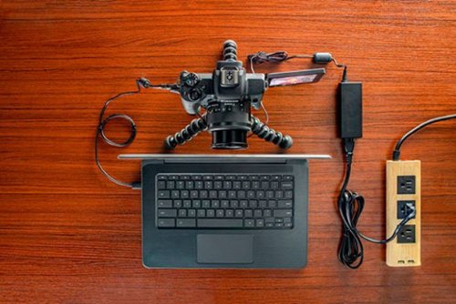 Canon EOS Webcam Accessories Starter Kit for EOS M50 Mark II, M50, and M200 Cameras - Black GLOBAL SHIPPING