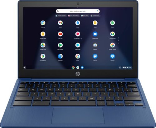 HP - 11.6" Touch-screen Chromebook - MediaTek MT8183 - 4GB Memory - 32GB eMMC - Indigo Blue