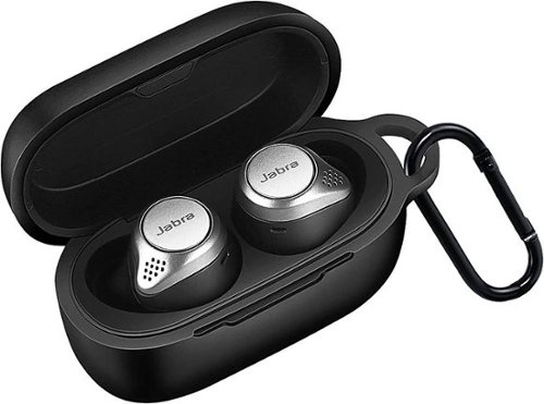 SaharaCase Silicone Case for Jabra Elite 85t Earbuds - Black GLOBAL SHIPPING