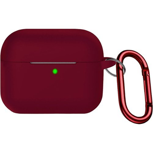 SaharaCase - Silicone Case for Apple AirPods 3 (3rd Generation 2021) - Burgundy