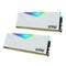 ADATA - XPG SPECTRIX AX4U32008G16A-DW50 D50 16GB 2x8GB 3.2GHz CL16 RGB Desktop Memory - White-Front_Standard