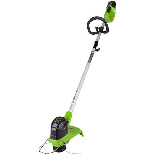 Greenworks - 40-Volt 12" Cordless TORQDRIVE String Trimmer/Edger (Battery and Charger Not Included) - Black/Green