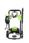 Greenworks - Electric Pressure Washer up to 1800 PSI at 1.1 GPM - Black/Green-Front_Standard 