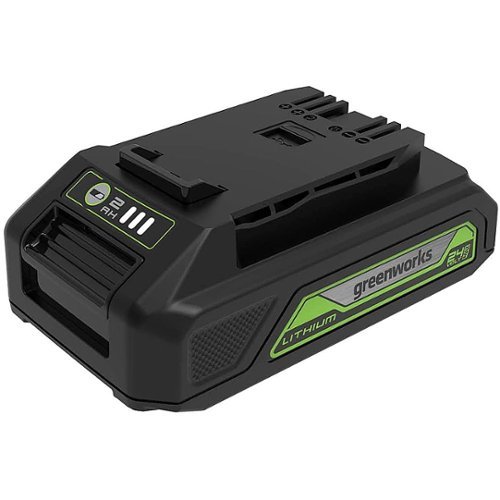 Greenworks - 24 Volt 2.0Ah Battery with Built In USB Charing Port (Charger not included)