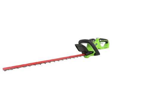 Greenworks - 24 in. 40-Volt Hedge Trimmer (Battery and Charger Not Included) - Black/Green