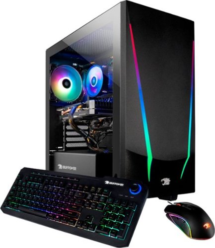 iBUYPOWER - Trace 4 Gaming Desktop - AMD Ryzen 5 3600 - 8GB Memory - NVIDIA GeForce GT 730 2GB - 240GB SSD-Front_Standard 
