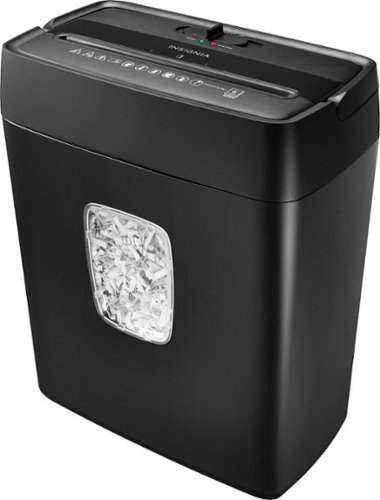 Insignia™ 6 Sheet Crosscut Shredder Black NS-S6CCBK2 - Open Box