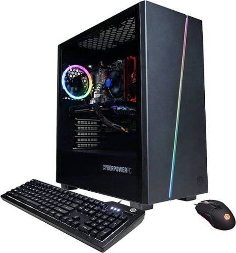 CyberPowerPC - Gamer Xtreme Gaming Desktop - Intel Core i5-10400F - 8GB Memory - NVIDIA GeForce RTX 3060 - 500GB SSD - Black-Angle_Standard 