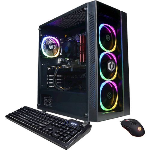 CyberPowerPC - Gamer Xtreme Gaming Desktop - Intel Core i7-10700F - 16GB Memory - NVIDIA GeForce RTX 3060 - 1TB HDD + 500GB SSD - Black-Angle_Standard 