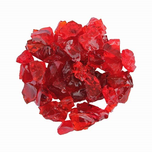 AZ Patio Heaters - Recycled Fire Pit Fire Glass - Red