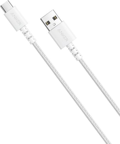 Anker - PowerLine Select+ USB-C to USB-A Cable 3-ft - White