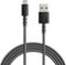 Anker - PowerLine Select+ USB-C to USB-A Cable 3-ft - Black-Front_Standard