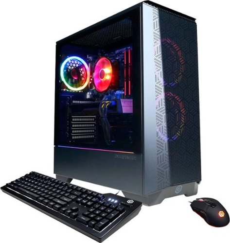 CyberPowerPC - Gamer Master Gaming Desktop - AMD Ryzen 5 3600 - 16GB Memory - NVIDIA GeForce RTX 3060 - 1TB HDD + 500GB SSD - Black-Angle_Standard 