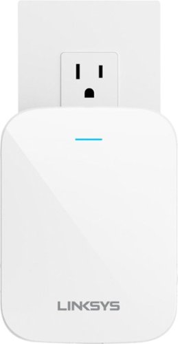 Linksys - Max-Stream Wi-Fi 6 Range Extender - White