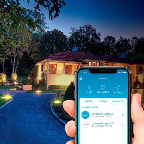 Lutron Caseta Weatherproof+ Outdoor Smart Plug for Landscape and String Lighting, On/Off Switch - Black WHERE TO BUY