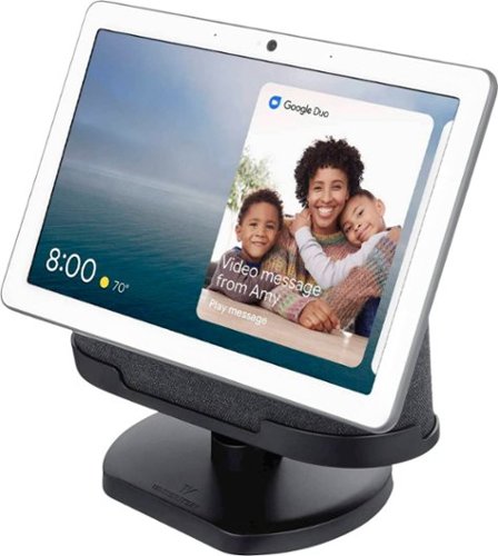 Wasserstein Adjustable Stand with Lens Cover for Nest Hub Max - Charcoal WORLDWIDE DELIVERY