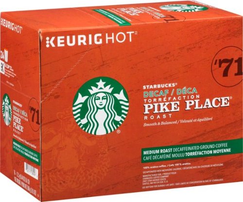 Starbucks - Pike Place Decaf Medium Roast K-Cup Pods 24-Pack