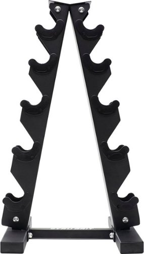 Tru Grit - A Frame Dumbbell Rack - Black-Left_Standard 