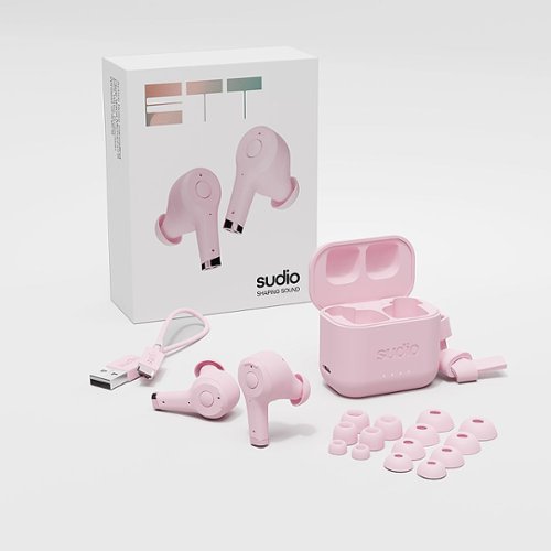 Sudio Ett True Wireless Noise Canceling In-Ear Earbuds - Pink BUY ONLINE