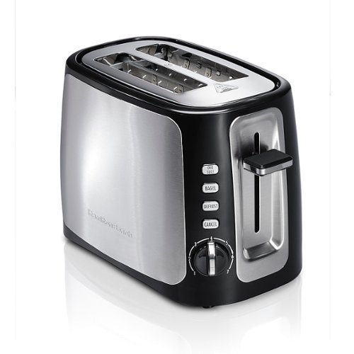 

Hamilton Beach - Sure-Toast 2-Slice Wid-Slot Toaster with Toast Boost - BLACK
