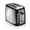 Hamilton Beach - Sure-Toast 2-Slice Wid-Slot Toaster with Toast Boost - BLACK-Front_Standard