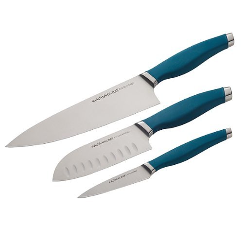 Rachael Ray - Cutlery 3-Piece Knife Set - Teal