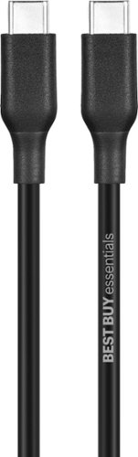 Best Buy essentials™ 9' USB-C to USB-C Charge-and-Sync Cable - Black WORLDWIDE DELIVERY