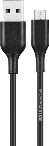 Best Buy essentials™ 9' USB-A to Micro USB Charge-and-Sync Cable - Black WORLDWIDE DELIVERY