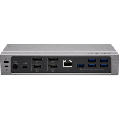 Kensington SD5600T Docking Station USB Type C - Black, Silver GLOBAL SHIPPING