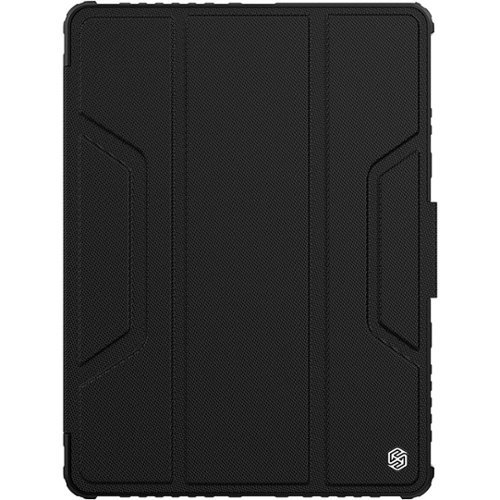 SaharaCase - SHOCK Heavy Duty Folio Case for Apple iPad 10.2" (9th Generation 2021) and iPad 10.2" (8th Generation 2020) - Black