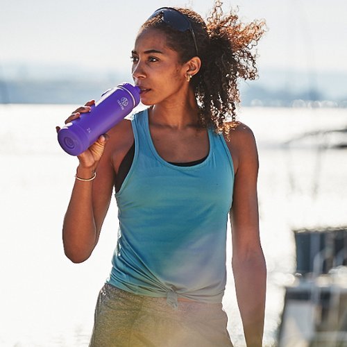 Takeya Actives 24-oz. Water Bottle with Spout Lid - Bluestone GLOBAL SHIPPING